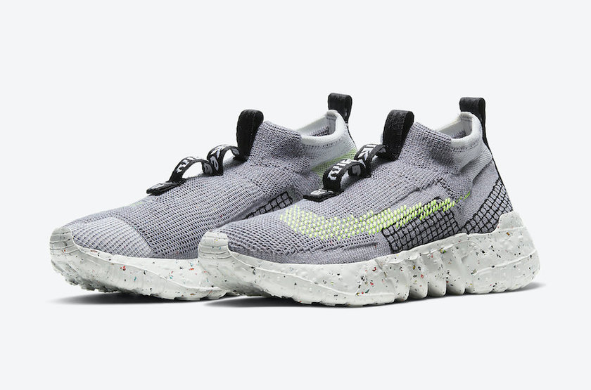 Nike Space Hippie 02 Gray Volt CQ3988-002åå:registered:æ¥æ1