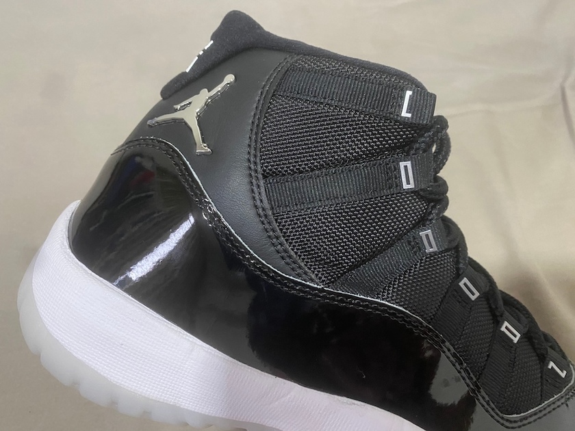 Air Jordan 11 Black Silver Eyelets CT8012-011 25å¨å¹´åå:registered:æ¥æ