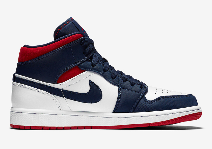 Air Jordan 1 Mid SE USA 852542-104åå:registered:æ¥æ