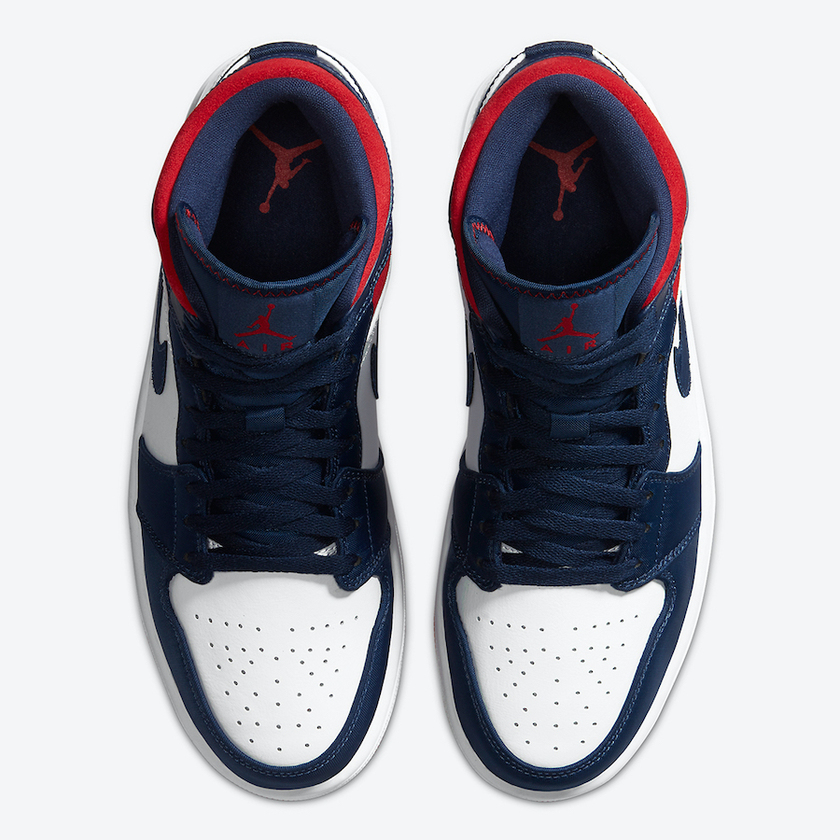 Air Jordan 1 Mid SE USA 852542-104åå:registered:æ¥æ