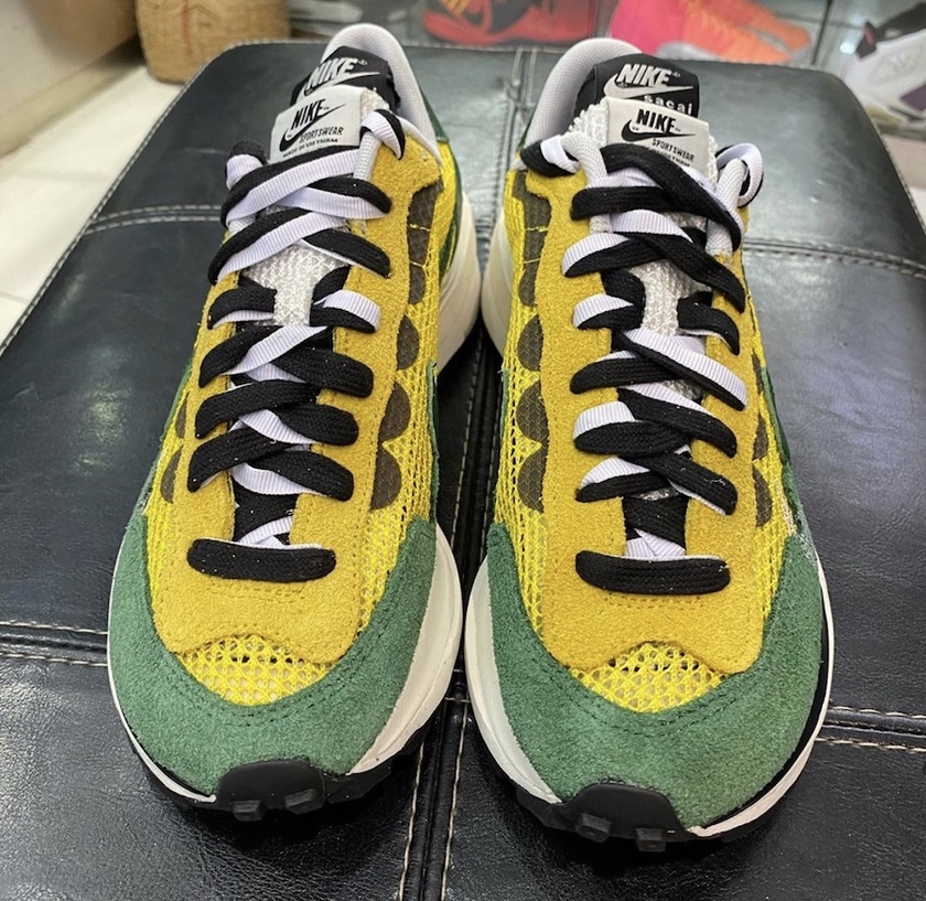 sacai Nike VaporWaffle Tour Yellow Stadium Green CV1363-700åå:registered:æ¥æ