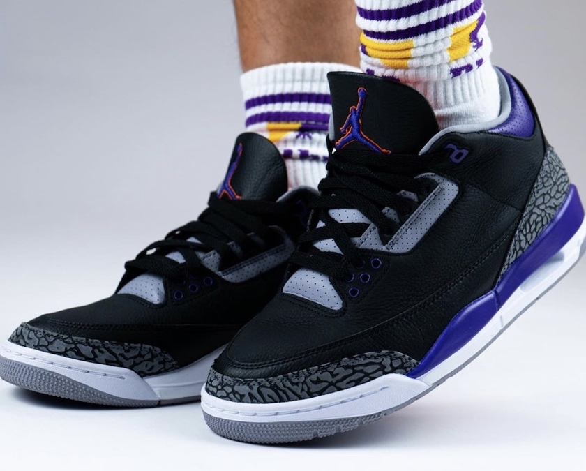 Air Jordan 3 Court Purple Suns CT8532-050å³å°åå:registered: