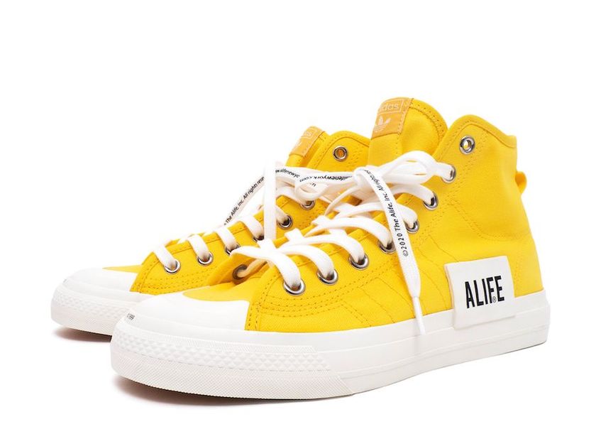 ALIFE adidas Nizza High Yellowåå:registered:æ¥æ