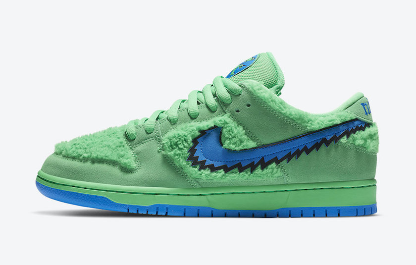 Grateful Dead Nike SB Dunk Low Green Bear CJ5378-300åå:registered:æ¥æä»·æ&nbsp;¼