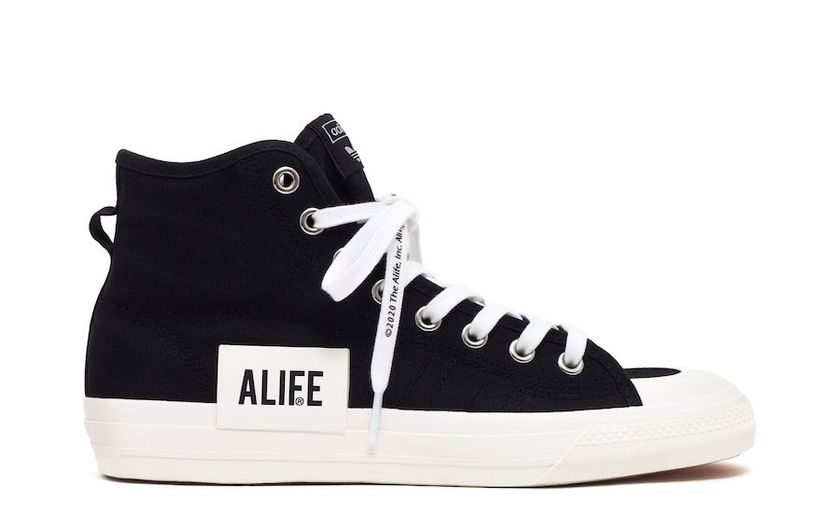 ALIFE adidas Nizza High Blackåå:registered:æ¥æ