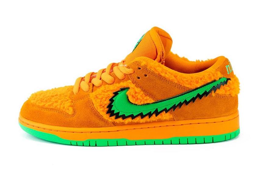 Nike SB Dunk Low Grateful Dead Orange Bearåå:registered:æ¥æ