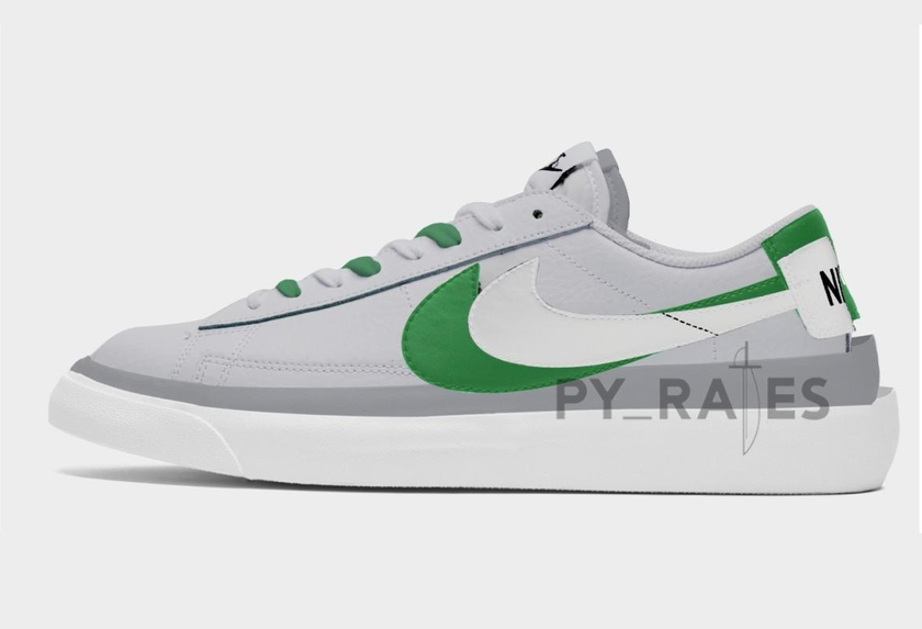 Sacai Nike Blazer Low Greenåå:registered:æ¥æ