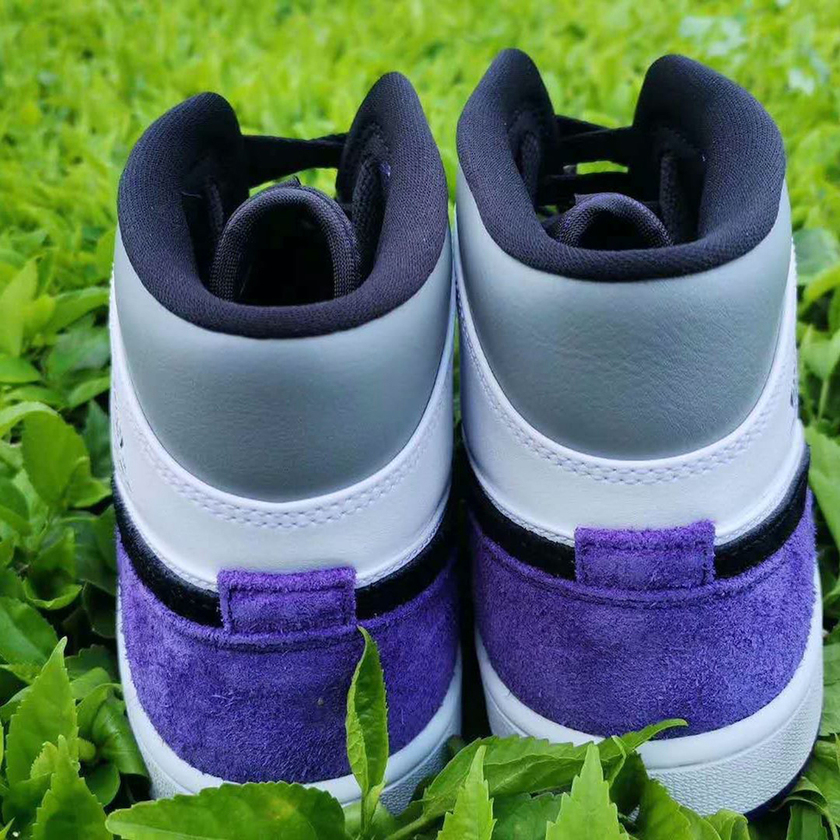 Air Jordan 1 Mid Purple Black Suedeåå:registered:æ¥æ