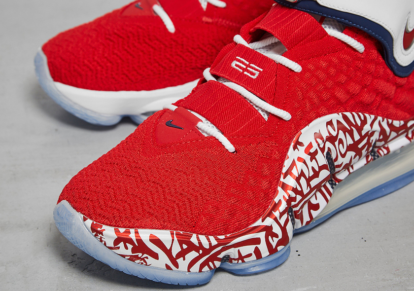 Nike LeBron 17 Graffiti Remix Redåå:registered:æ¥æ