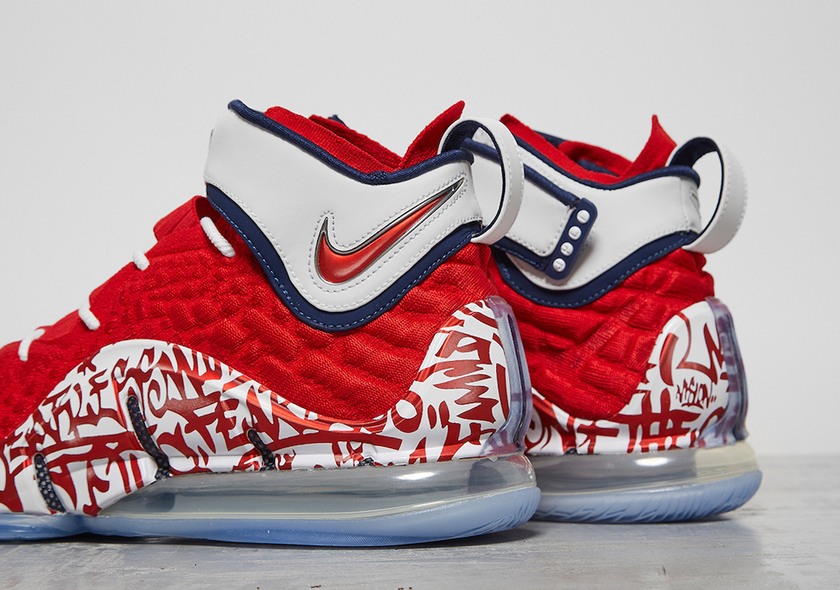 Nike LeBron 17 Red Graffiti Remix Release Date