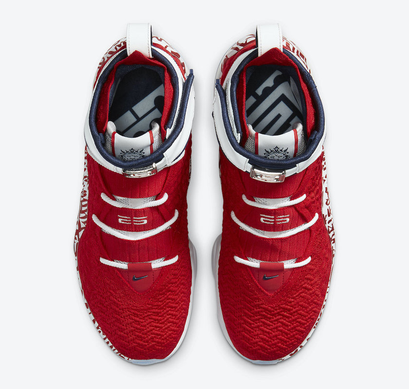 Nike LeBron 17 Red Graffiti Remix CT6047-600 Release Date