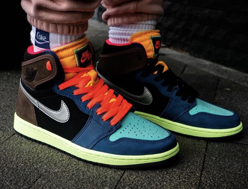 Air Jordan 1 Bio Hack 555088-201 Release Date On-Feet
