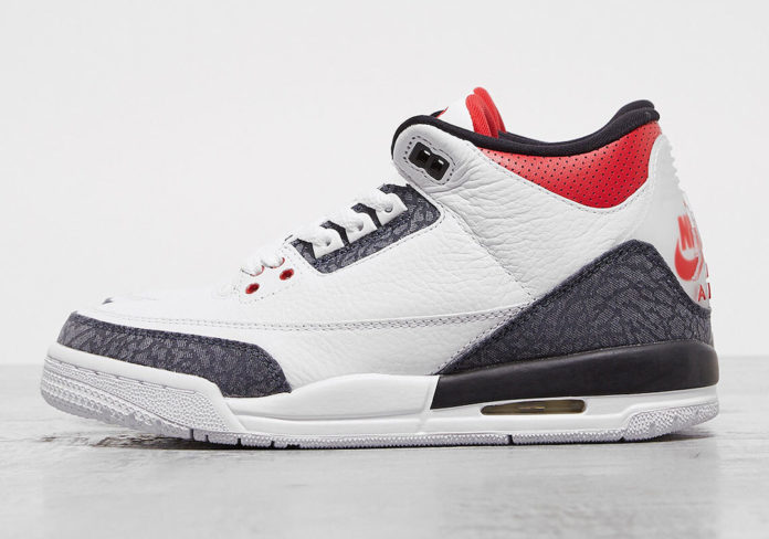 Fire Red Air Jordan 3 Denim CZ6431-100åå:registered:æ¥æ