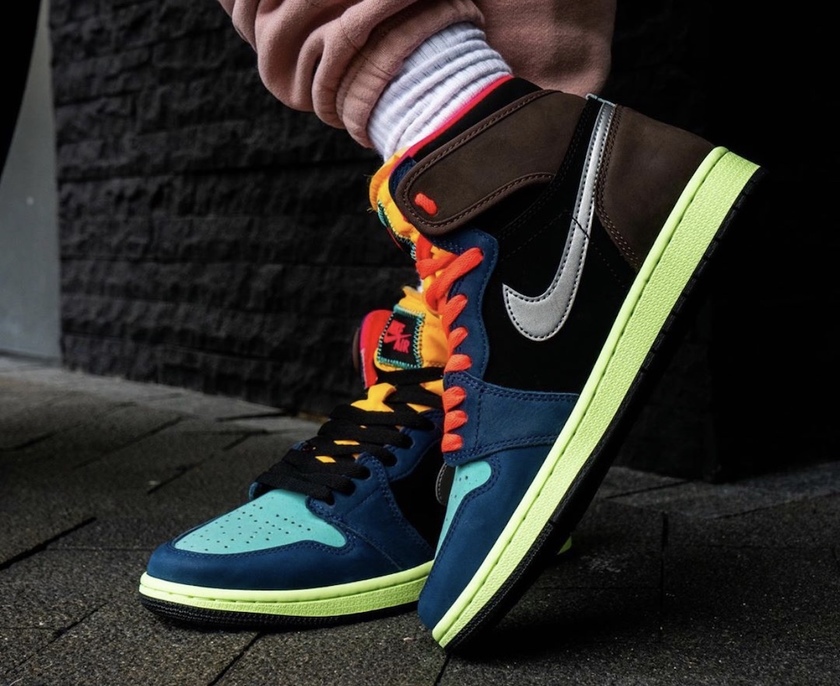 Air Jordan 1 Bio Hack 555088-201 Release Date On-Feet