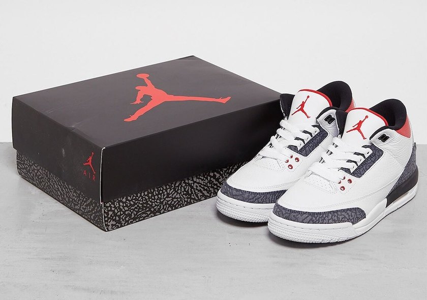 Fire Red Air Jordan 3 Denim CZ6431-100åå:registered:æ¥æ