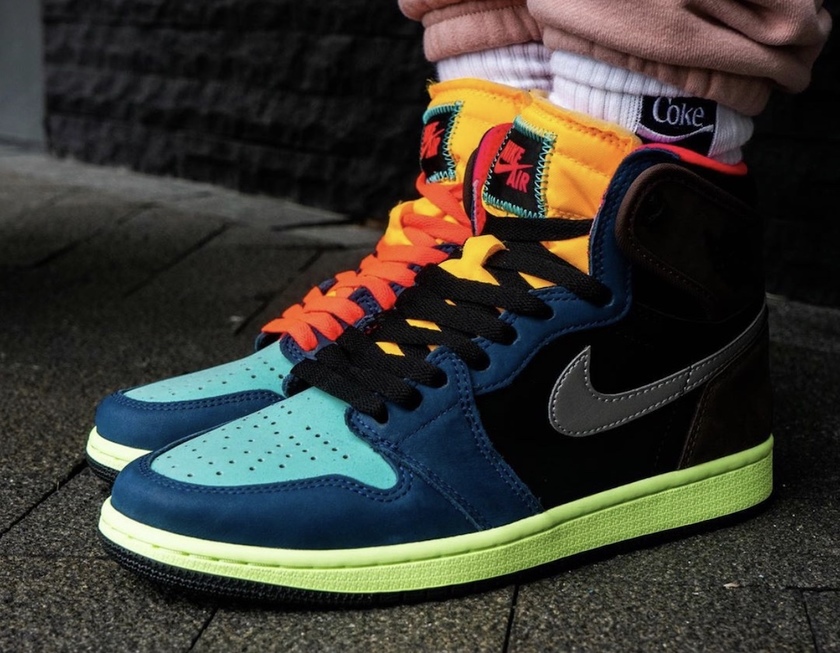 Air Jordan 1 Bio Hack 555088-201 Release Date On-Feet
