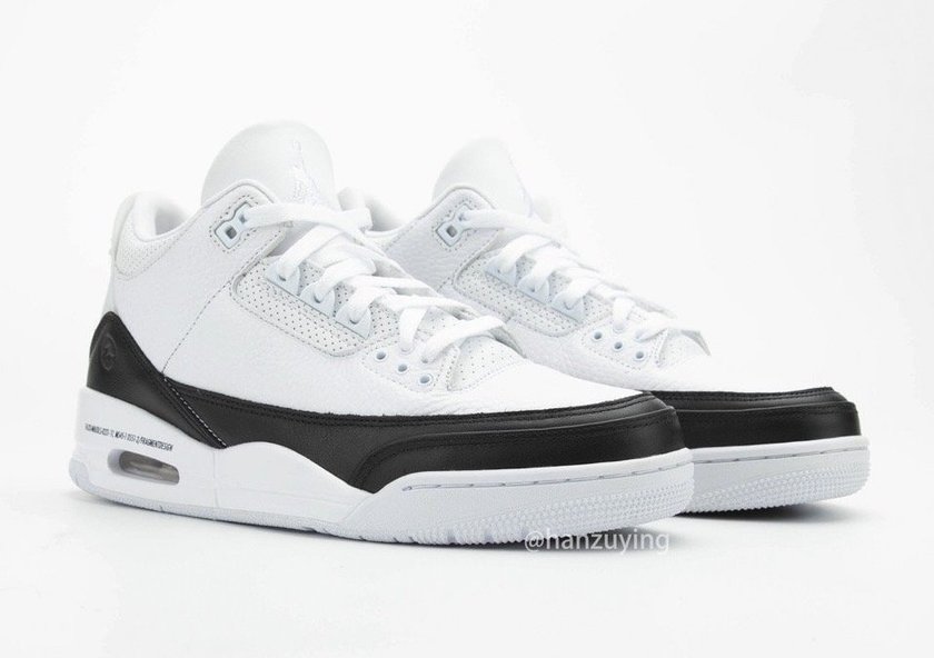 Fragment Air Jordan 3 White Black DA3595-100 Release Date Pricing