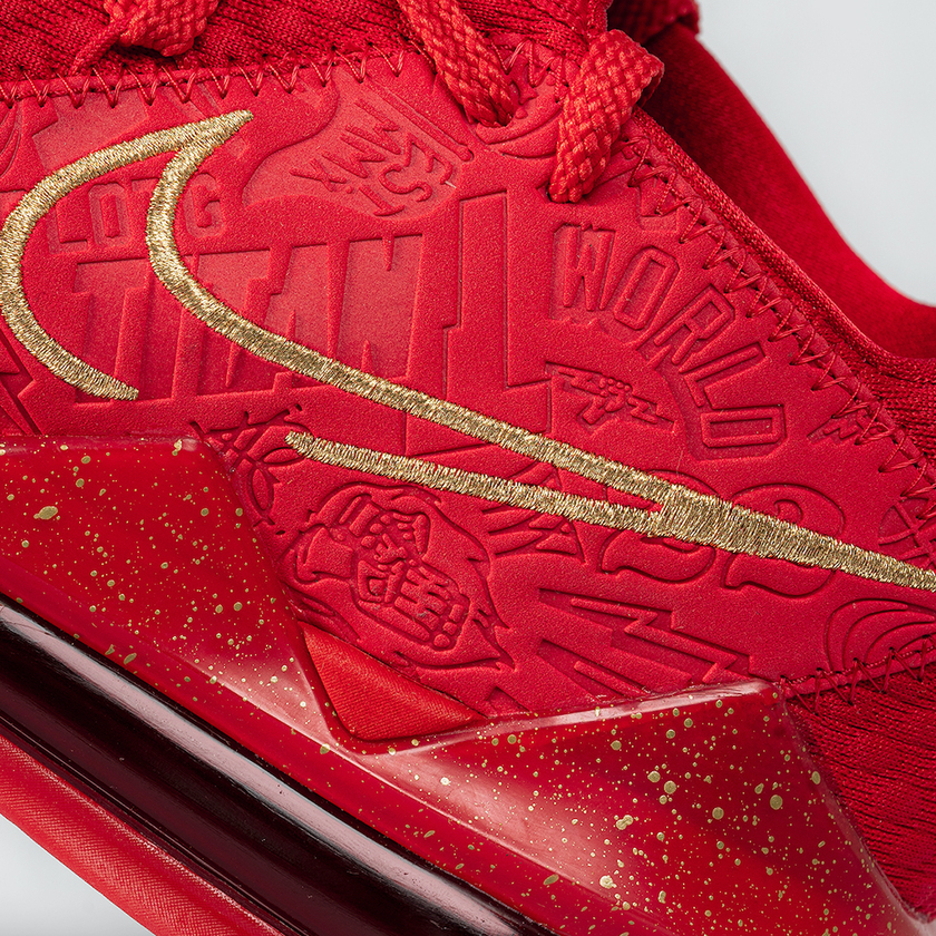 Titan Nike LeBron 17 Low Red CD5008-600 Release Date