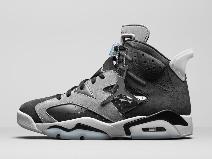 Air Jordan 6 WMNS Black Light Smoke Gray Sail Chrome CK6635-001åå:registered:æ¥æ