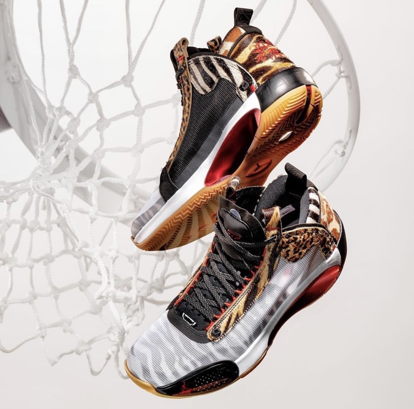 Jayson Tatum Air Jordan 34 Zoo PE DA1900-900åå:registered:æ¥æ