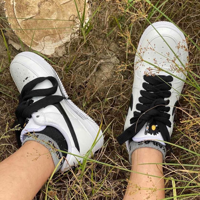 PEACEMINUSONE Nike Air Force 1 White Black DD3223-100åå:registered:æ¥æ