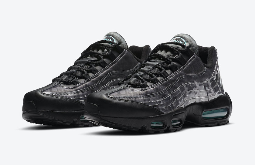 Nike Air Max 95é»è²Auroraç»¿è²çç°è²DA7735-001åå:registered:æ¥æ