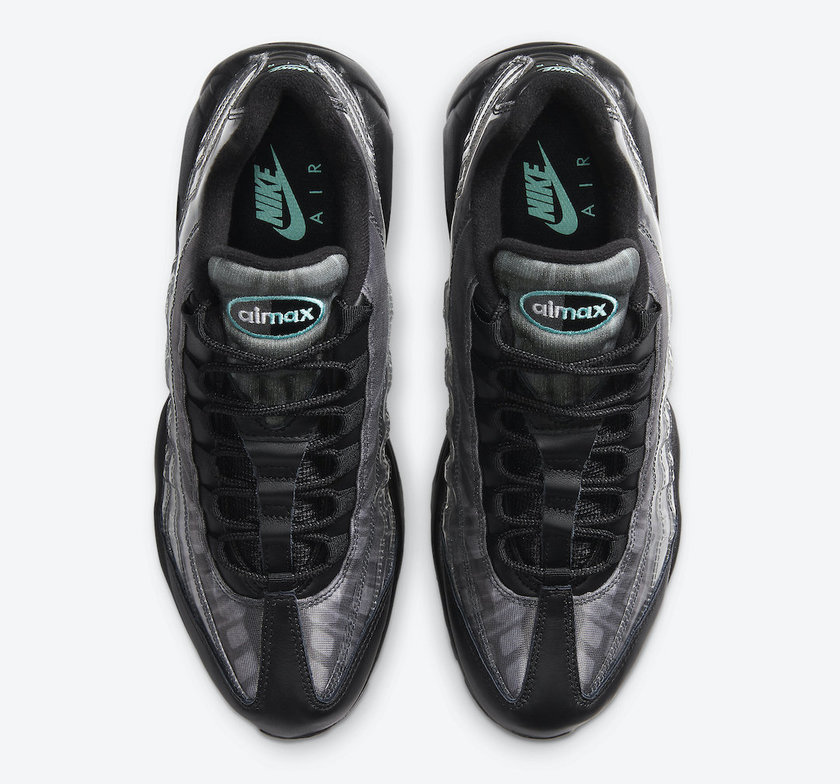 Nike Air Max 95é»è²Auroraç»¿è²çç°è²DA7735-001åå:registered:æ¥æ