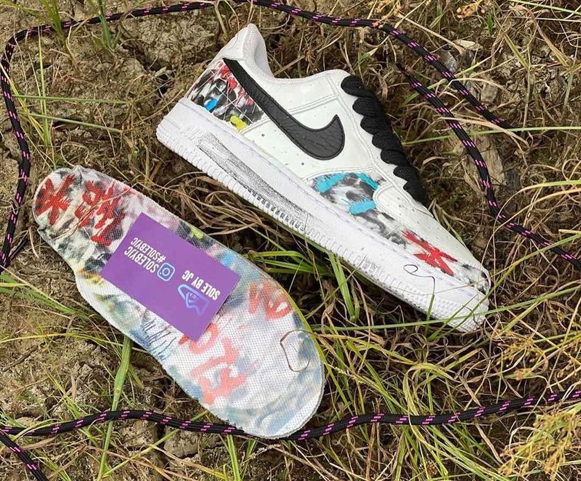 PEACEMINUSONE Nike Air Force 1 White Black DD3223-100åå:registered:æ¥æ