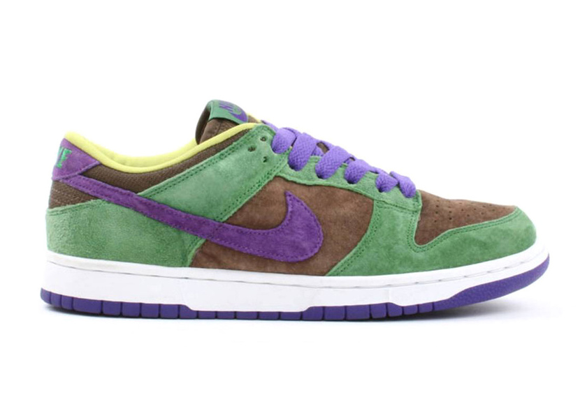 Nike Dunk Low Veneerç§å­£ç»¿è²æ·±ç´«è²DA1469-200 2020åå:registered:æ¥æ
