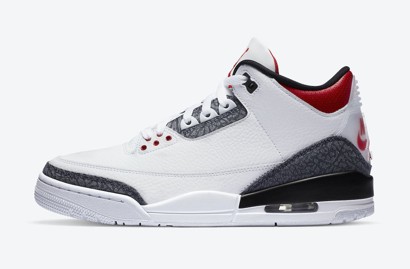 Air Jordan 3 Denim Fire Red CZ6431-100åå:registered:æ¥æä»·æ ¼