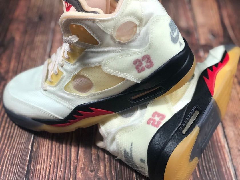ç°ç½è²Air Jordan 5 Sail Fire Redåå:registered:æ¥æDH8565-100