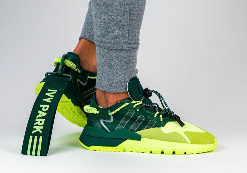 ç¢§ææ¯Ivy Park adidas Nite Jogger Signal Green S29041åå:registered:æ¥æ