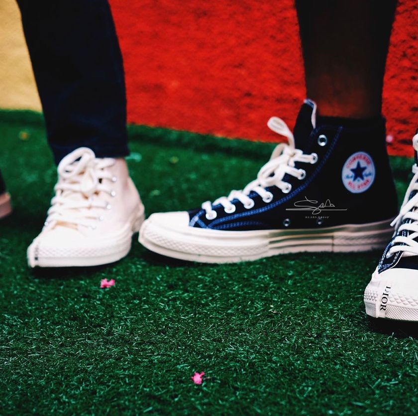Dior,Converse,  VIP 限定！Dior x Converse 联名首度曝光！这设计未免...