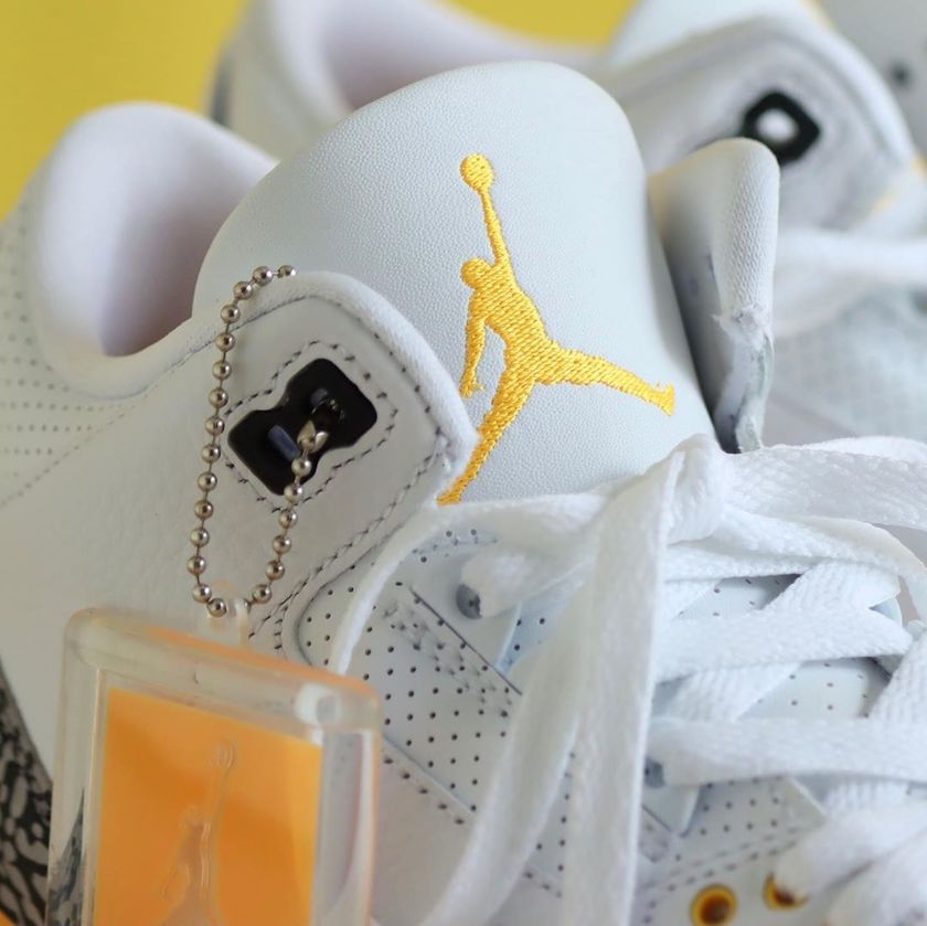 AJ3,Air Jordan 3,CK9246-108,发售 喜欢最好趁早买!湖人 Air Jordan 3 下周发售!