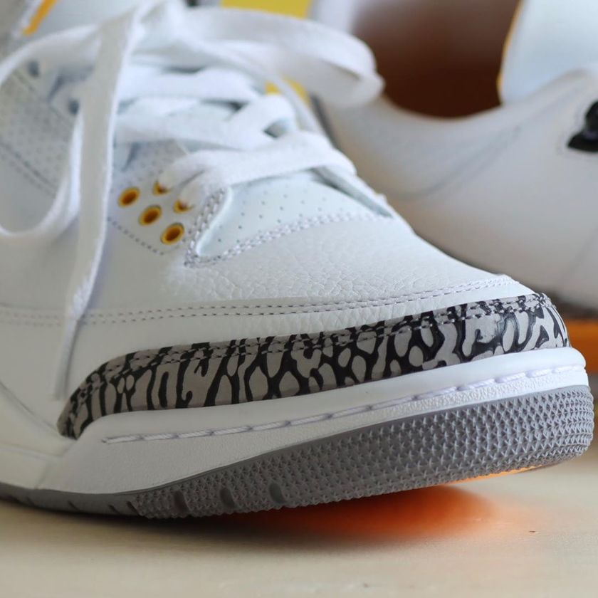 AJ3,Air Jordan 3,CK9246-108,发售 喜欢最好趁早买!湖人 Air Jordan 3 下周发售!