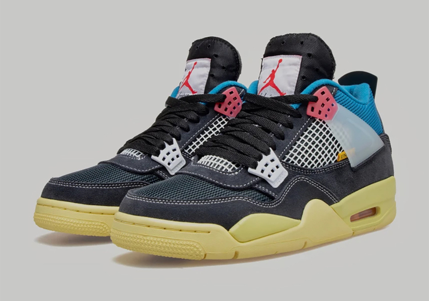 Union LA Air Jordan 4 Off Noiråå:registered:æ¥æ