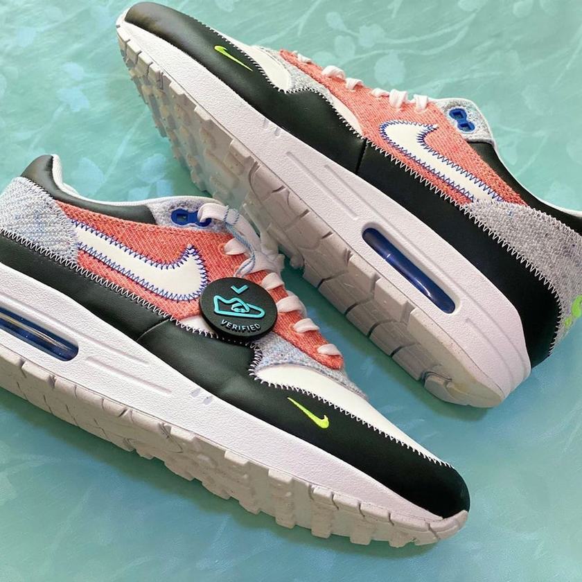 Nike Air Max 1 NRG White Black Electric Green Game Royal Release Date