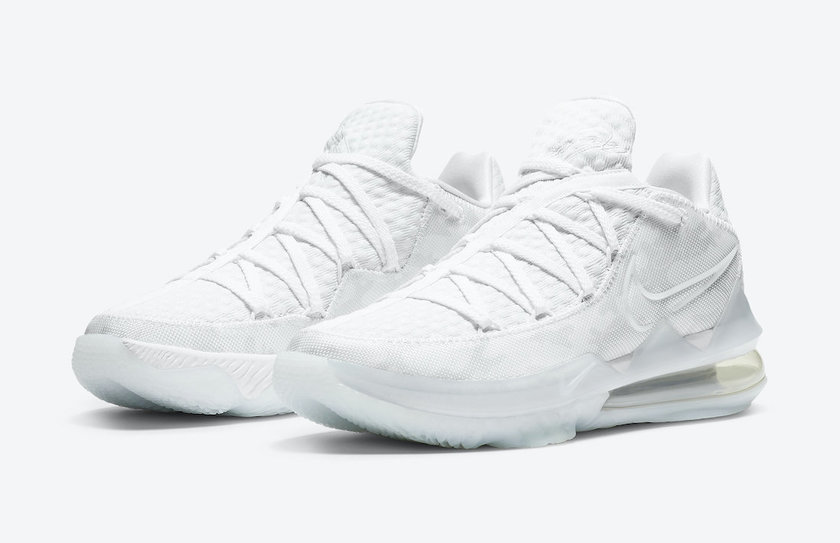 Nike LeBron 17 Low Triple White Camo CD5007-103åå:registered:æ¥æ
