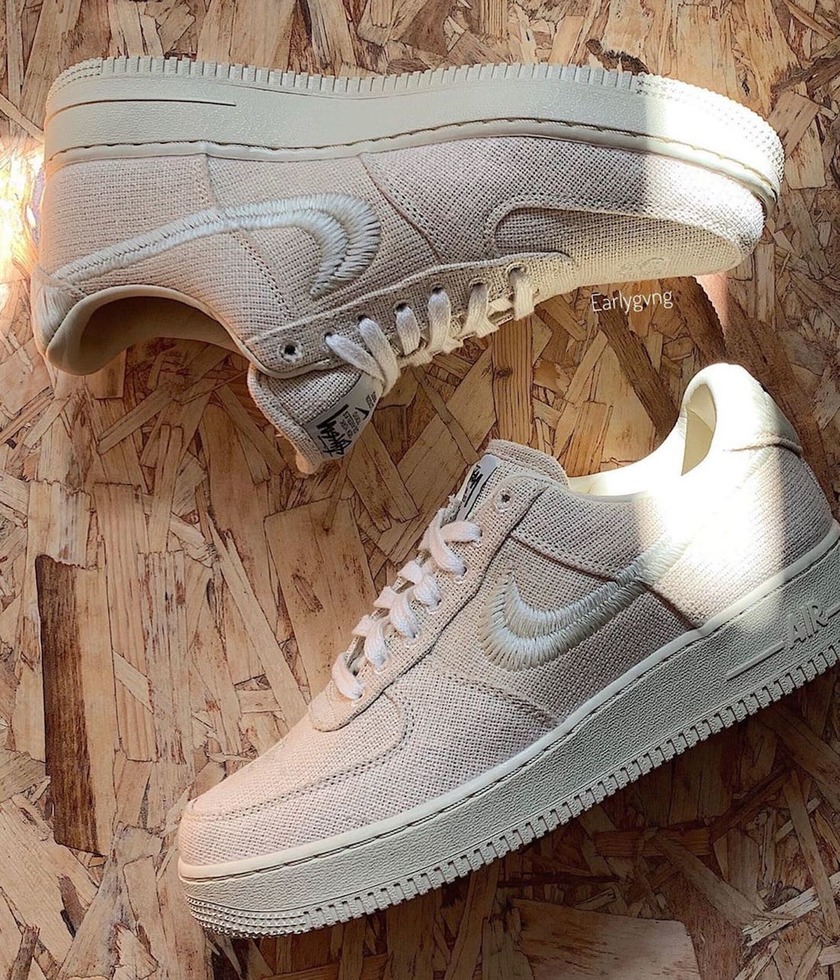 Stussy Nike Air Force 1 Low Fossil Stoneåå:registered:æ¥ææ¢å
ç