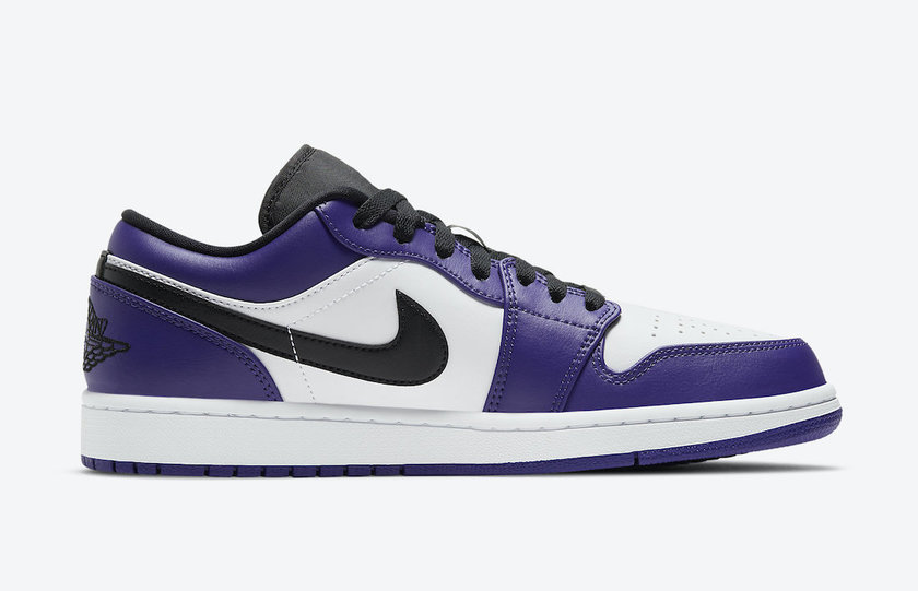 Air Jordan 1 Low Court Purple 553558-500 Release Date