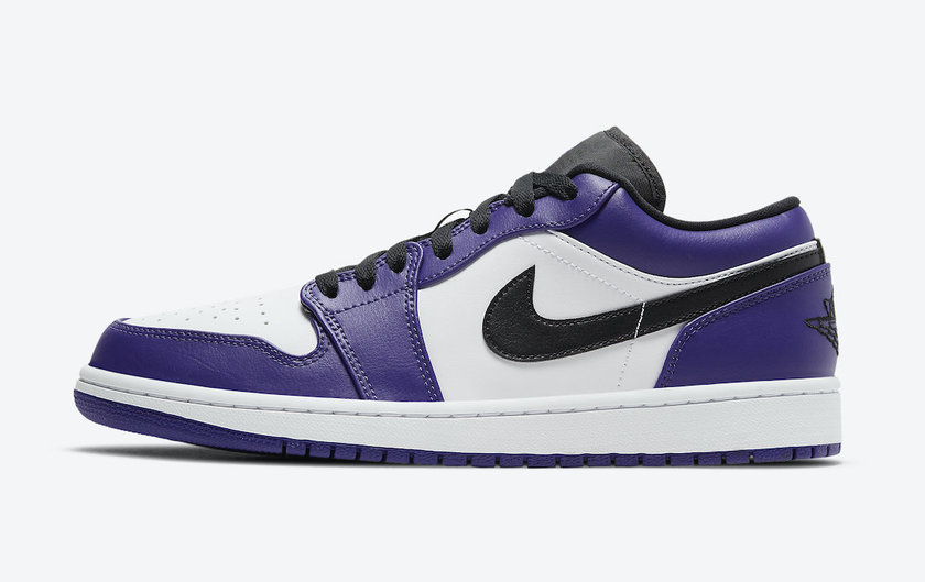 Air Jordan 1 Low Court Purple 553558-500 Release Date