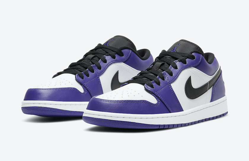 Air Jordan 1 Low Court Purple 553558-500 Release Date