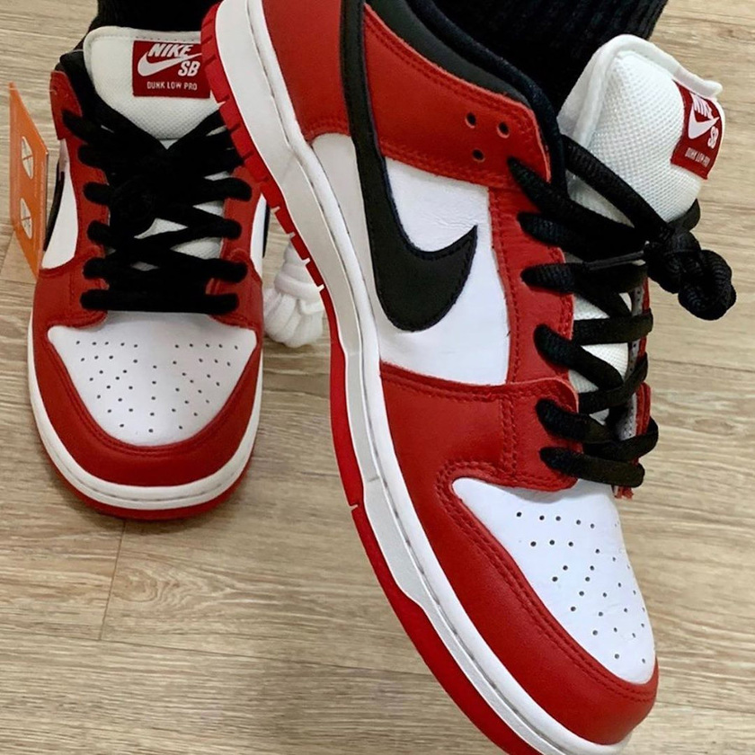 BQ6817-600,Dunk SB,Dunk,AJ1,Ni  芝加哥配色 Dunk SB 下周发售！这上脚效果确实帅！