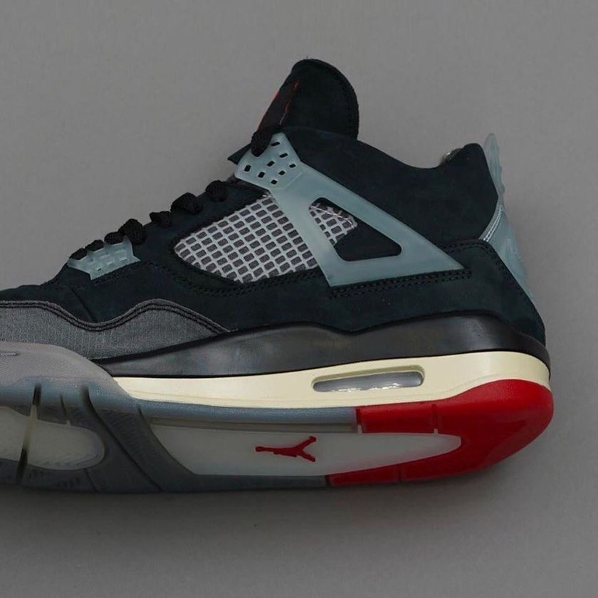 OFF-WHITE,Air Jordan 4,Bred,  未市售 OW x AJ4 上脚滑板第一人！预示即将发售？！