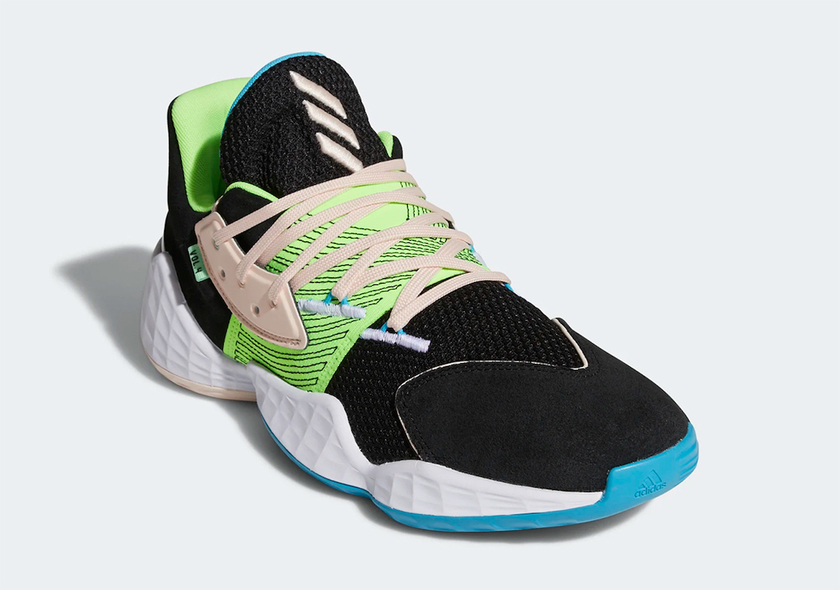 adidas Harden Volã 4é»è²ä¿¡å·ç»¿è²FY0874åè¡æ¥æ