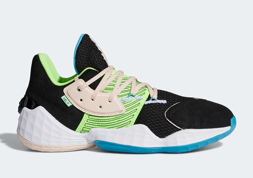 adidas Harden Volã 4é»è²ä¿¡å·ç»¿è²FY0874åè¡æ¥æ