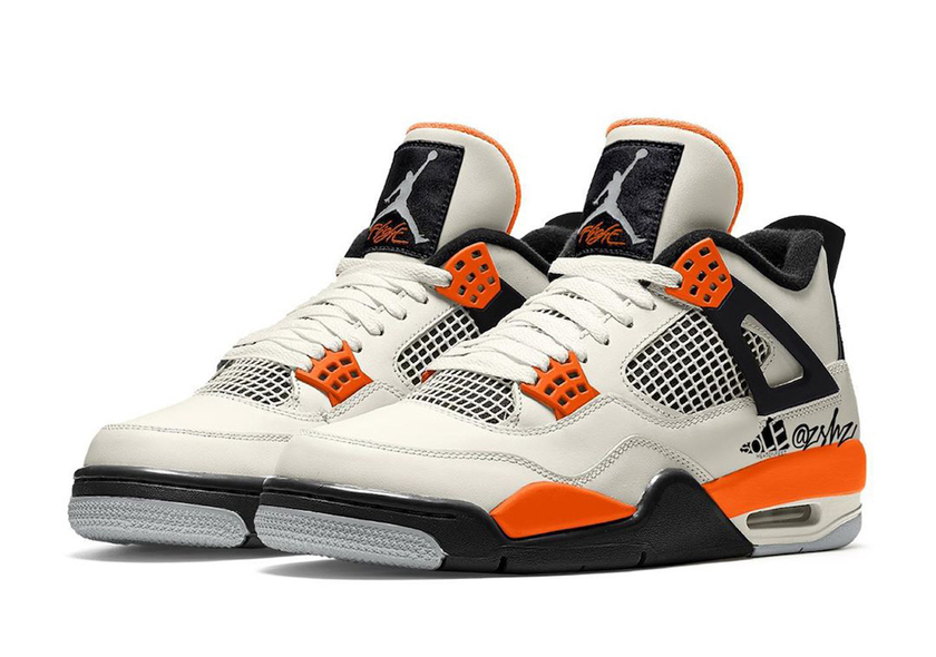 Air Jordan 4 WMNS Starfish CW7183-100åå:registered:æ¥æ