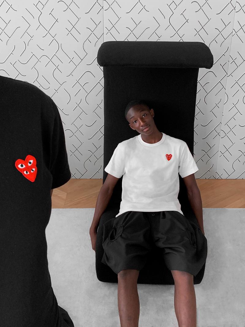 COMME des GARÃONS PLAY å
¨æ°å¥æ³¨ç³»åãFAMILY GUYSãæ£å¼ç¼ä½