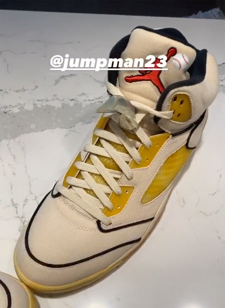 å¾·åæ¯ç¹Â·ç¦åAir Jordan 5 Baseball PE