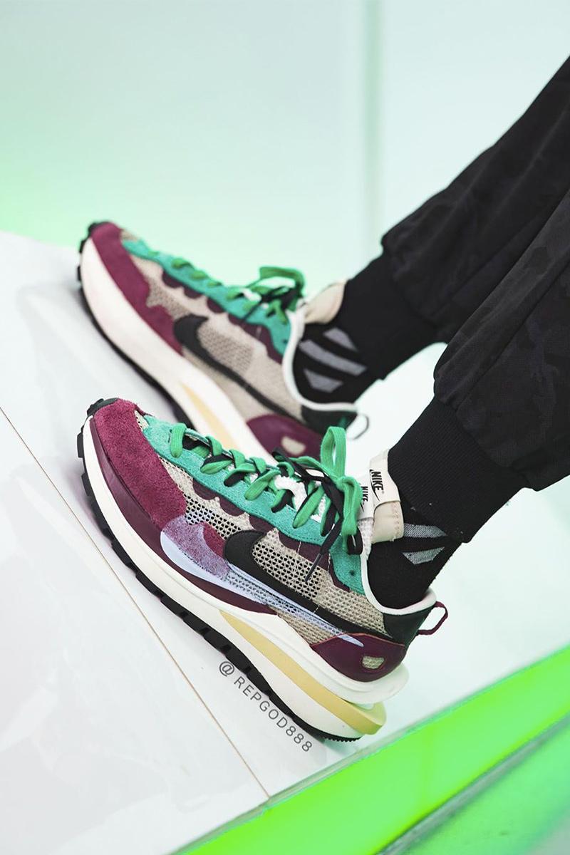 çåè¿è³ sacai x Nike Vaporwaffle ç´«ç¶ éè²ä¸è³åè¼¯